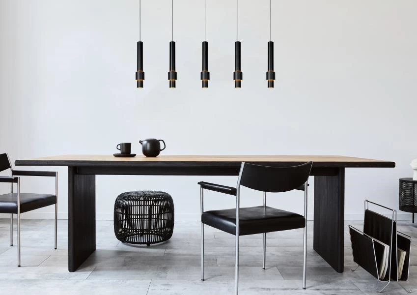 Lucide MARGARY - Pendant light - LED Dim. - 5x4,2W 2700K - Black - atmosphere 2